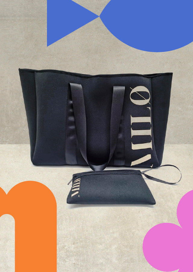 Milo Beach Tote - Black